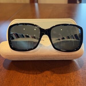 OAKLEY Black/Stripe Women's Polarized Sunglasses